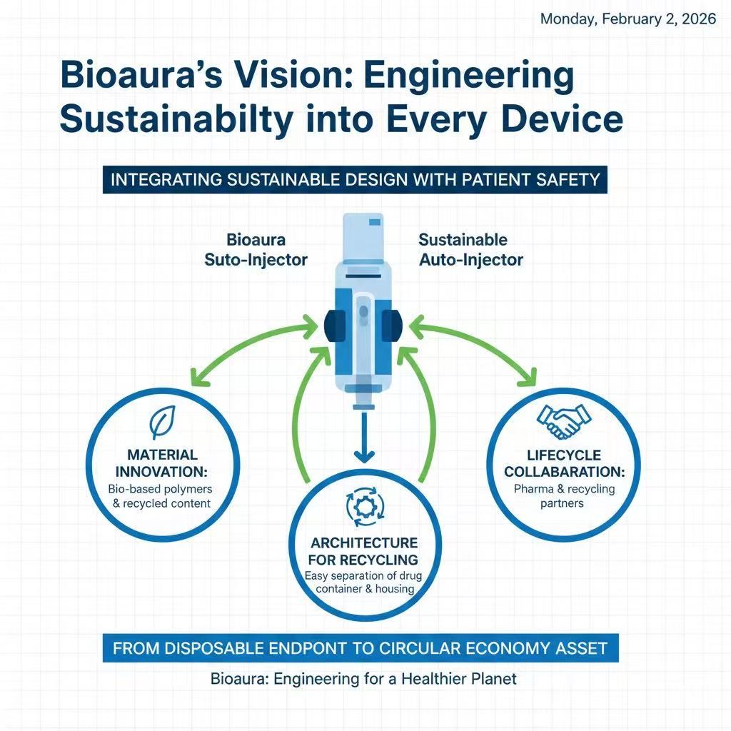 Bioaura auto-injector & Sustainable Autoinjectors