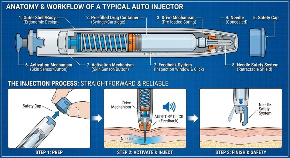 Auto-Injector Injection Process Explained