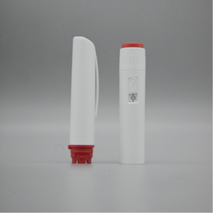 Disposable BH1000-D pen injector featuring visual and auditory feedback signals