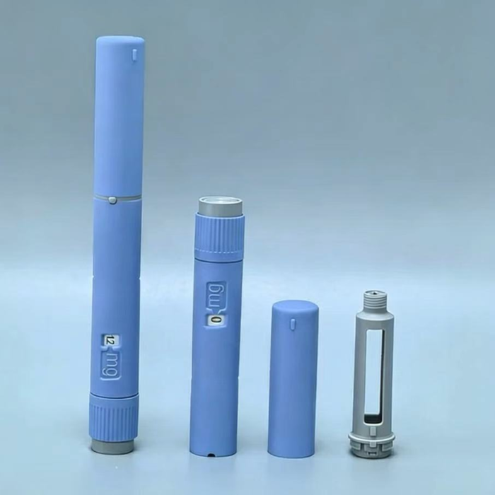 Full components of a professional medical grade auto injection pen